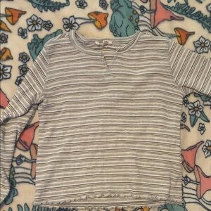 Girls long sleeved top size medium 8